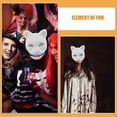 thumbnail image 4 of 4 Pcs Blank Cat Masks with Mesh for DIY Halloween Paintable Plastic Cat Masks for Creative DIY Projects Cat Masks for Cosplay, 4 of 4