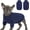 Navy Blue, variant on PayUSD Small Dog Pullover Sweater, Cold Weather Cable Knitwear, Classic Turtleneck Thick Warm Clothes for Chihuahua, Bulldog, Dachshund, Pug, Yorkie