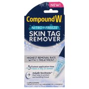 Compound W Nitrofreeze Skin Tag Remover, FDA Approved with 1 Skin Tag Remover Pen, 4 Replacement Tips, and 6 SkinShields, 5 Treatments