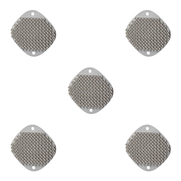 Toystoory Cepillo de limpieza Pan Palm Tile Glass Scrubber Hogar Baño Anti-scratch Scrub Manual Hanging Pad Grey Type2 NO2