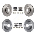 thumbnail image 1 of Transit Auto Front Rear Disc Brake Rotors and Semi-Metallic Pads Kit for Car Hyundai Sonata 3.3L K8F-101255, 1 of 11
