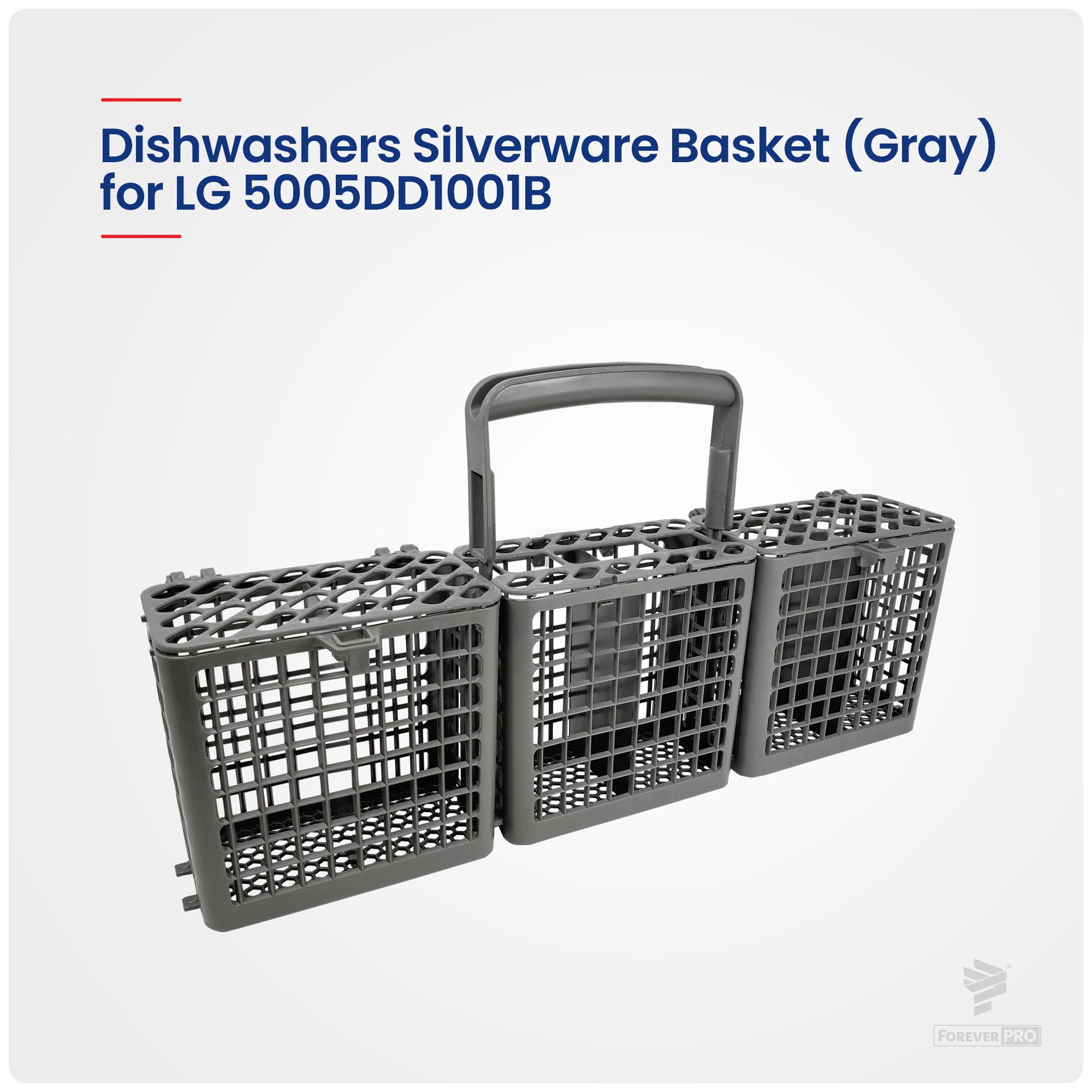 ForeverPRO 5005DD1001B Silverware Basket Assembly for LG Dishwasher 5005DD1001A