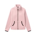 thumbnail image 5 of FAHUOMU Womens Zip Up Coat Soft Cozy Fleece Long Sleeve Stand Collar Jacket Oversized Short Clothes With Pockets, 5 of 6