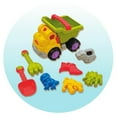 thumbnail image 1 of Dino Dump Truck Beach Set, 1 of 5