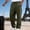 Army Green, variant on Knit Straight Leg Pants for Men with Stretchy Fabric and Clean Cut Featuring Business Casual Trousers for Office Days Client Meetings Daily Commutes Weekend Brunches Travel Navy XXL