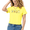 1-Yellow, variant on Cozymy Women Cute Reading Goose Crop Top Comic Strip Tee Funny Book Graphic T-shirt Aesthetic Summer Casual Outfit