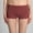 Red, variant on Voncos Womens Red Body-Hugging Lace Trim Boy Shorts - Nylon Spandex Stretchy Seamless, Breathable Comfort for Everyday Wear, Loungewear & Light Workouts,Size S
