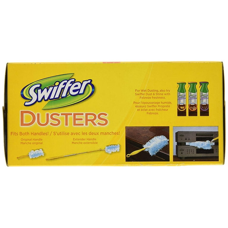 SWIFFER Duster kit plumeau poussière et 5 recharges 5 recharges 1 plumeau  pas cher 