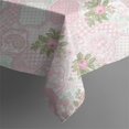 thumbnail image 5 of Pioneer Flower Floral Print Pattern Square Tablecloth, Waterproof Wipeable Spillproof Washable Table Cover for Home Kitchen Party Decor, 52"x52", 5 of 6