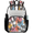 Multicolor 1, variant on Sugar Skeleton Clear Backpack for Stadium Events, Transparent Backpacks See Through Plastic Bag for Concerts & Work, Day of the Dead Skulls