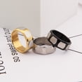 thumbnail image 2 of Men's Jewelry Retro Custom Titanium Steel Ring Diamond, 2 of 3