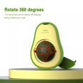 thumbnail image 4 of Jouet pour Animaux de Compagnie Rotatif Jouet Amusant à l'Herbe à Chat Forme d'Avocat Jouets pour Chat Vert, 4 of 6