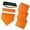 Orange, variant on Professional Throw Down Rubber Base Set Exercise Home Plate Baseball Softball Base Set For Pitching Hitting Practice