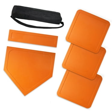 Professional Throw Down Rubber Base Set Exercise Home Plate Baseball Softball Base Set For Pitching Hitting Practice
