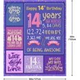 thumbnail image 3 of LHSHID Gifts for 9 Year Old Girl Blanket Flannel Soft and Comfortable Anti static Bed Sofa Blanket 60x80in, 3 of 5