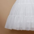 thumbnail image 4 of RUTAYY Women Knee Length Chiffon Half Skirt Wedding Dress With Solid Color Smocked Boho Pleated Skirts, 4 of 5