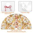 thumbnail image 4 of Sikiie Retro 70s 60s Flower 30-48 inches {designName} Print Christmas Tree Skirt Snowman Xmas Tree Skirt with Edge Christmas Decorations for Holiday Party30", 4 of 7