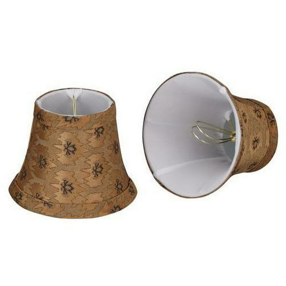 Aspen Creative Corporation 5'' Fabric Bell Candelabra Shade (Set of 2)