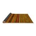 thumbnail image 2 of Ahgly Company Indoor Rectangle Abstract Yellow Modern Area Rugs, 2' x 4', 2 of 4