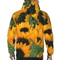 thumbnail image 5 of Bingfone Sunflowers 7 Men'S Drawstring Hoodie Long Sleeve Pocket Sweatshirts-4x-Large, 5 of 9