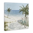 thumbnail image 2 of Stupell Industries Tropical Beach Bike Coastal Scene Canvas Art, 17 x 17, by Lorenzo Collective, 2 of 8