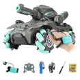 thumbnail image 1 of RC Tank Car Toys Armored Vehicle Water Bomb Rechargeable Battery Green Yellow Plastic, 1 of 5