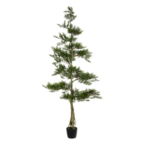Vickerman 6' Artificial Potted Cedar Tree.
