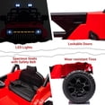 thumbnail image 2 of Garvee Kids Ride On Truck Car TR2311 with Remote Controller, LED Lights & Music, Age 3+, Red, 2 of 7