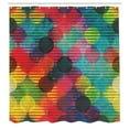thumbnail image 3 of Ambesonne Digital Shower Curtain, Futuristic, 69"Wx75"L, Multicolor, 3 of 5