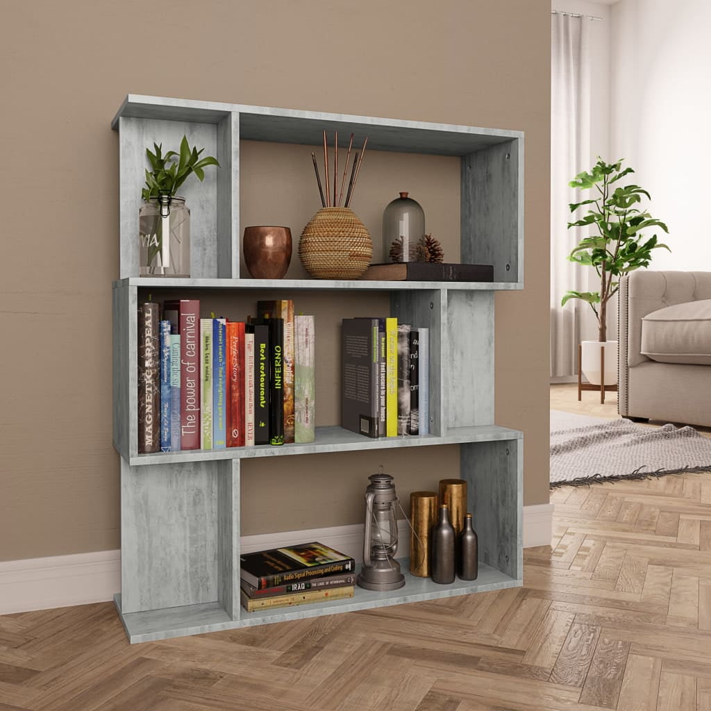 Kepooman Modern Multifunctional Storage Bookcase for Home Office, 31.5" x 9.4" x 37.8", Grey Kepooman Modern Multifunctional Storage Bookcase for Home Office, 31.5" x 9.4" x 37.8", Grey