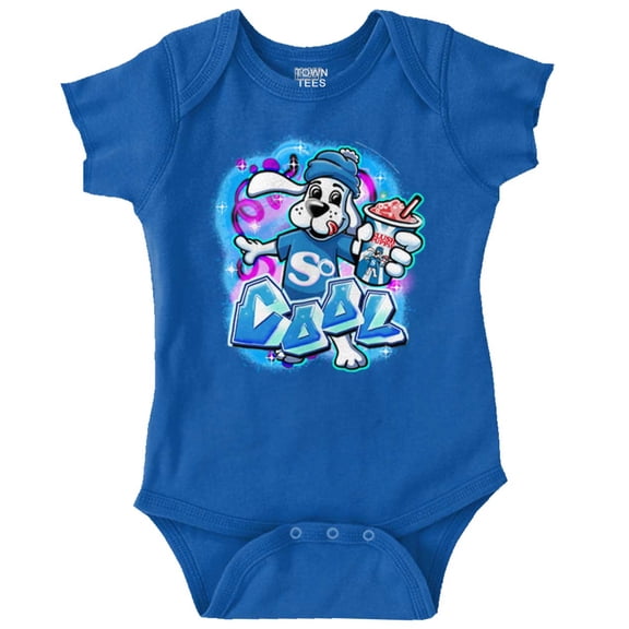Airbrushed Slush Puppie So Cool Romper Boys or Girls Infant Baby Brisco Brands 12M