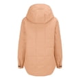 thumbnail image 6 of Turilly Women's Pullover Puffer Jackets Winter Warm Hoodie Padded Coats Quilted Sleeve Uniform Solid Color Casual Outerwear with Pocket, 6 of 6