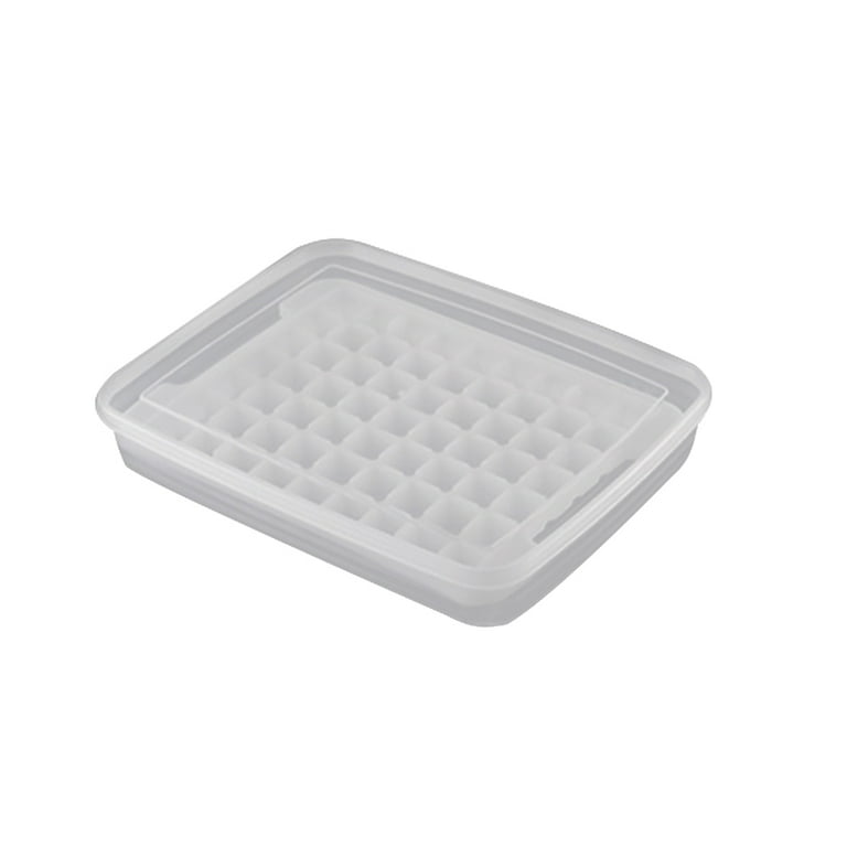 Crystal Clear Ice Cube Maker Tray - Eight 2 Squares Ice Cube Mold