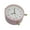Pink, variant on Quiet Mechanism Round Analog Alarm Clock with Soft Night Light for Easy Time Checking Metal Table Clock Operated