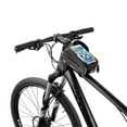 thumbnail image 6 of ROCKBROS Bike Frame Bag Phone Pouch with Touchscreen Mount &Headphone Port TPU Cover, EVA Hard Shell Waterproof Bicycle 1.5L Top Tube Bag, 6 of 12