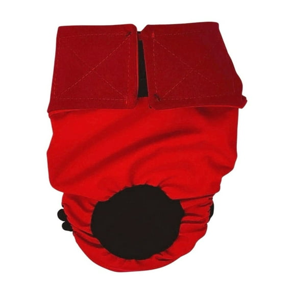 Barkertime Cherry Red Dog Diaper