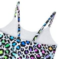 thumbnail image 4 of Godderr Toddler Girls Leopard Print Swimswear Bikini Set Beach Sport 1-Piece Swimsuit 4-12Y, 4 of 9