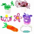 thumbnail image 4 of Multicolor Chenille Stems for DIY Crafts, Floral Design, and Christmas Decorations - 500-Piece Pack, 4 of 6