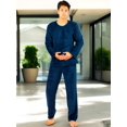 thumbnail image 3 of Pijama De Hombre Afelpada Pantalón Sudadera Tela Polar Suave, 3 of 5