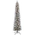 thumbnail image 1 of Árbol de Navidad Puleo International flocado de 2 m con 300 luces, 1 of 2