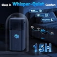 thumbnail image 5 of Windowless Air Conditioner Portable 1800CFM w/4 Modes&3 Speeds, 15H Timer&17FT Remote, 2 Gal Tank for 24H Cooling Swamp Cooler, 4Ice Packs, 120° Swing Evaporative Air Cooler No Hose for Room, 5 of 10