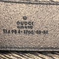 thumbnail image 4 of Gu-cci Black Leather Belt with Silver Buckle, 4 of 5