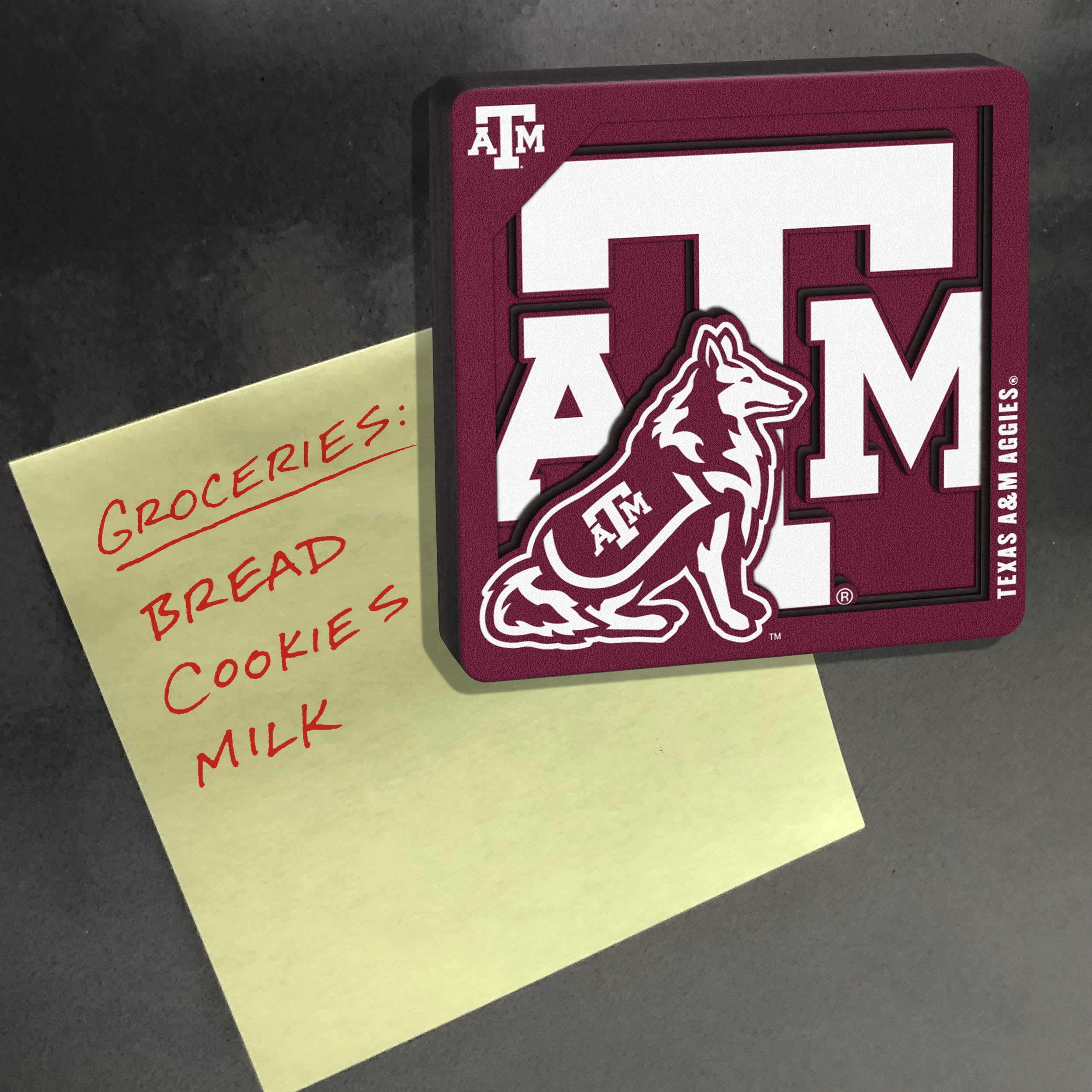 YouTheFan NCAA Texas A&M Aggies 3D Logo Series Magnet