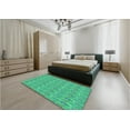 thumbnail image 5 of Ahgly Company Machine Washable Indoor Rectangle Transitional Medium Spring Green Area Rugs, 4' x 6', 5 of 7