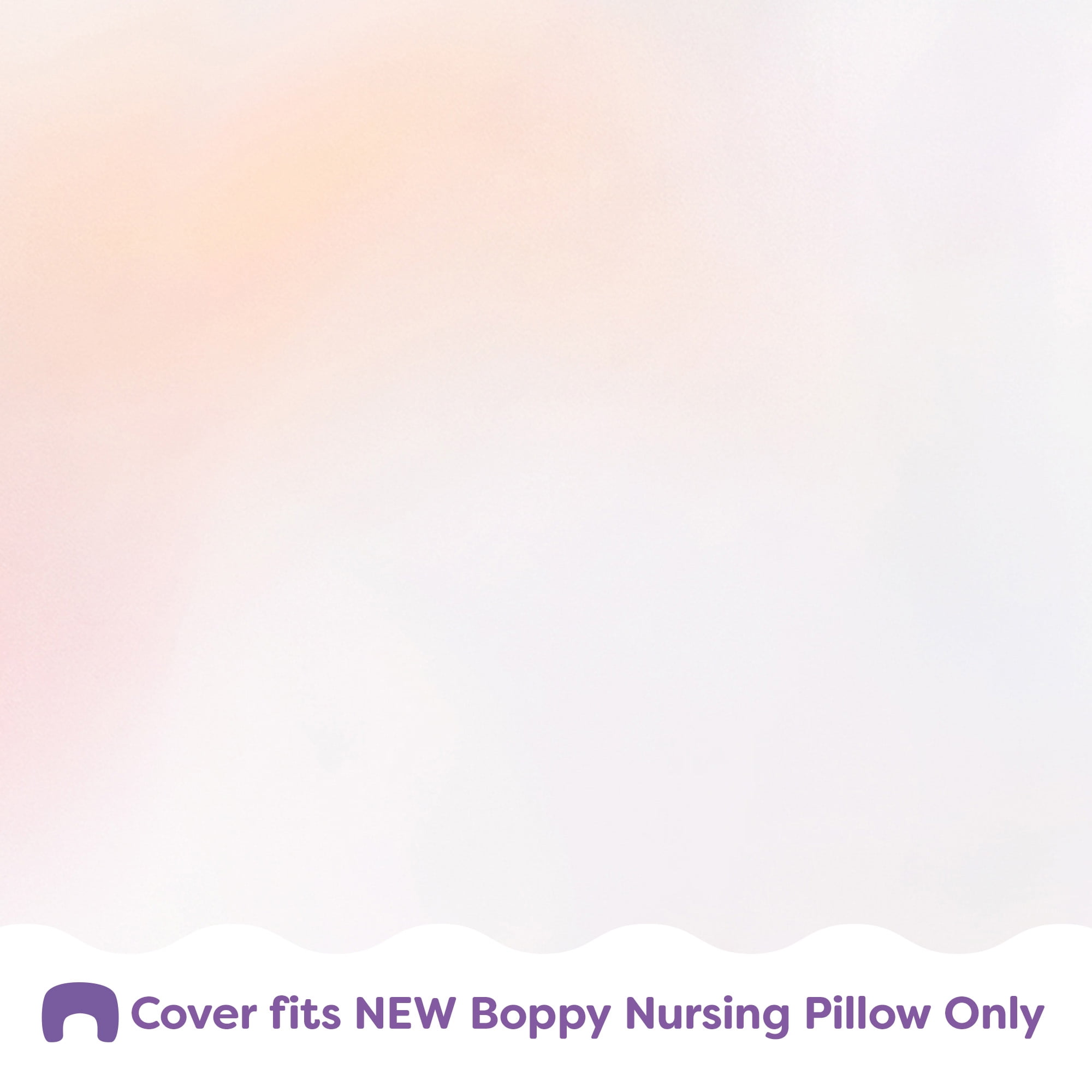 Boppy New Nursing Pillow Cover, Rainbow Sherbet