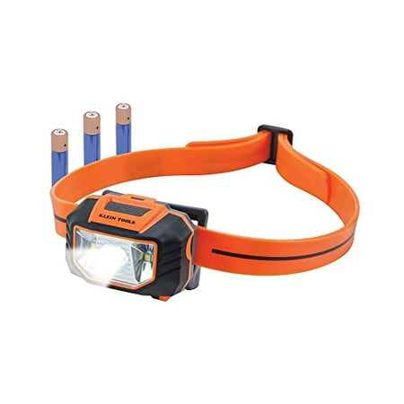 

Klein Tools 56220 LED Light Hard Hat Headlamp Flood and Spot Light Tilts 45 Degrees Anti-Slip Strap for Work and Outdoor Hiking Camping