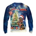 thumbnail image 2 of Merry Christmas and Happy New Year Santa Rottweiler Holiday Xmas Winter 2025 All Over Print 3D Sweatshirt Unisex Merch Rottie Dog Lover Gifts Idea - 00024, 2 of 6