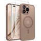 thumbnail image 1 of wonima11 CAPRARO Magnetic for iPhone 14 Pro Max Case, [Compatible with MagSafe] [Full Camera Protection] Shockproof Protective Slim Translucent Matte Phone Case for iPhone 14 Pro Max 6.7'', Brown, 1 of 1