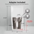thumbnail image 5 of Bothwa Home One Piece Elongated Dual Flush Toilet, 5 of 13