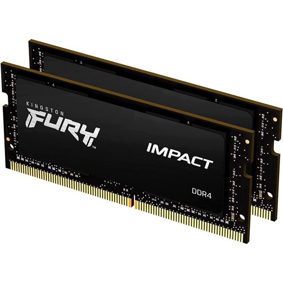 Kingston Fury Impact 16Go 3200MHz DDR4 SO-DIMM Dual Memory Kit (2 x 8Go) (KF432S20IBK2/16)